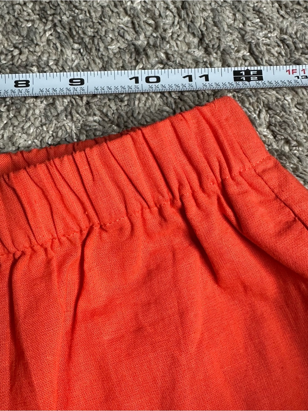 Commense Two Pants Set XS Cotton Linen orange Oversized Boho NEW resort summer - Picture 13 of 16